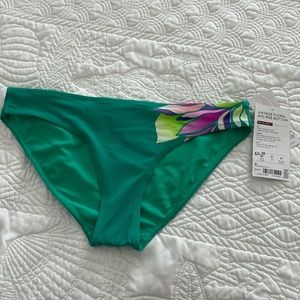 New! Vintage Athleta  Bikini Bottom S mid rise